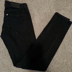 Black H&M Super Skinny Super Low Waist Jeans (26/30)